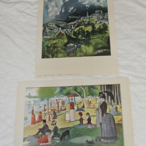 1958 Book & 12 Prints to frame Metropolitan Museum of Art Portfolio 7 Vintage - Picture 12 of 14
